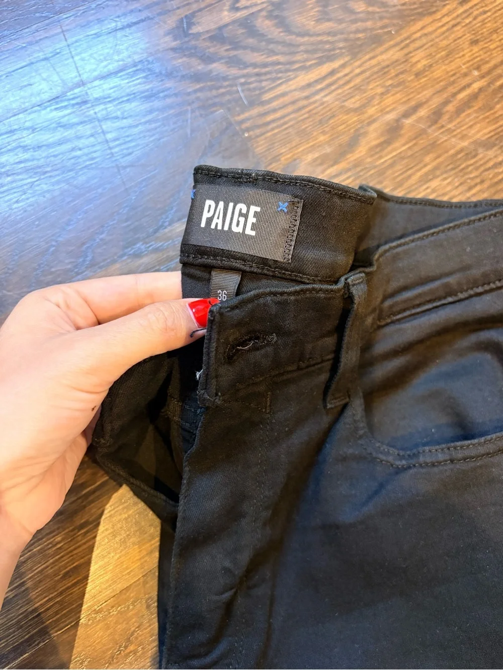 PAIGE “Lennox” Jeans - Men’s size 36 - Black Shadow color